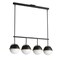 Maxim Lighting Duke 4-Light Linear Pendant 12414SWBKWBR - alternate 1